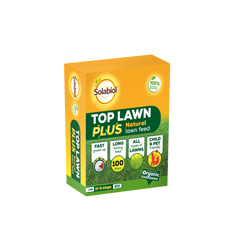 Solabiol Top Lawn Plus Natural Lawn Feed 2.5kg 63sqm