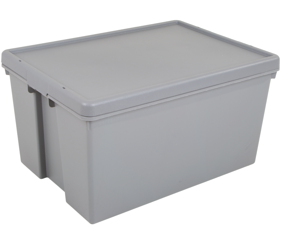 Wham 100% Upcycled Heavy Duty Box & Lid 62L Various