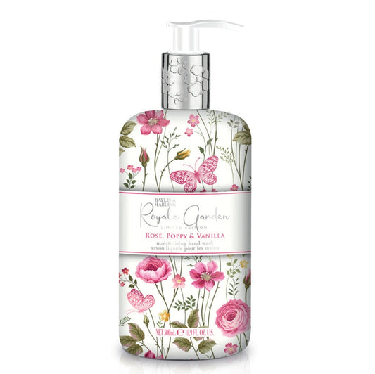 Baylis & Harding Hand Wash 500ml Rose, Poppy & Vanilla