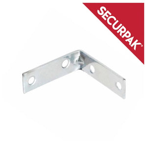 Securpak Zinc Plated Corner Brace 65mm Pack 4
