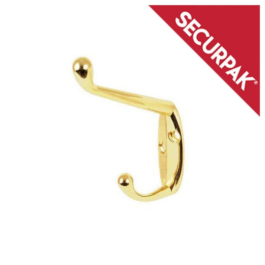 Securpak Hat & Coat Hook 105mm BP