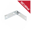 Securpak Zinc Plated Corner Brace 75mm Pack 2