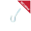Securpak Zinc Plated Screw Hook 60mm x 10 Pack 5