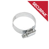 Securpak Zinc Plated Hose Clip 1/16" Pack 2