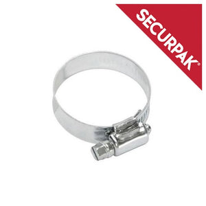 Securpak Zinc Plated Hose Clip 1/16" Pack 2