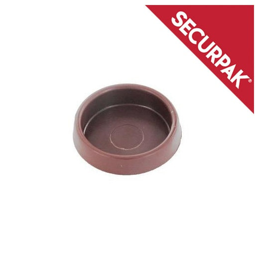 Securpak Brown Castor Cup Small Pack 2