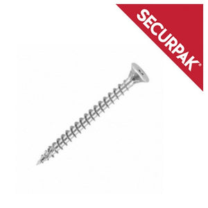 Securpak Pozi CSK Twin Screws ZP 5 x 100mm Pack 8