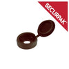 Securpak Fold Over Screw Caps Pack 40 Brown