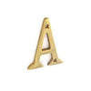 Securit Brass Letter A 50mm Pack of 5