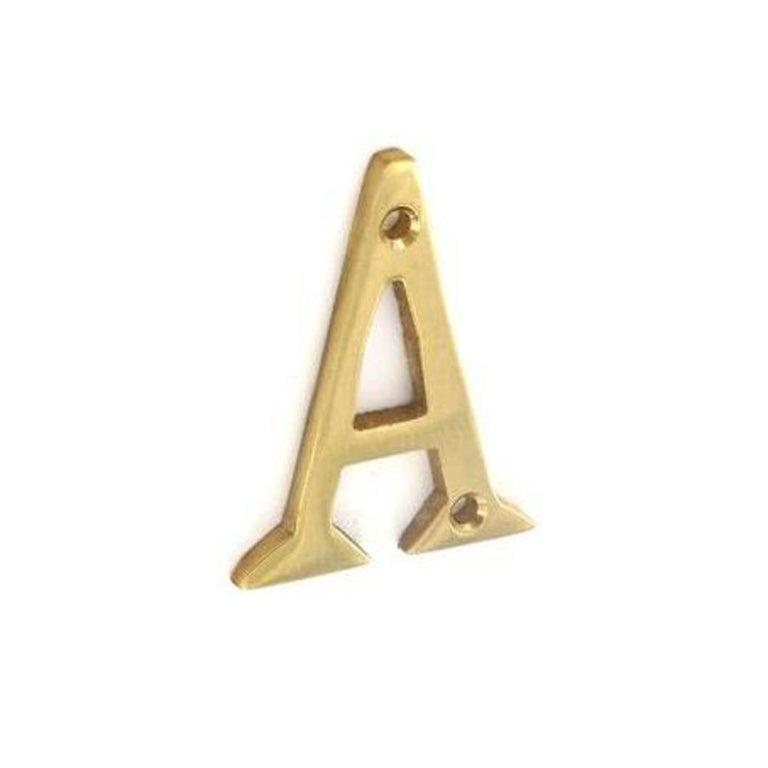 Securit Brass Letter A 50mm Pack of 5