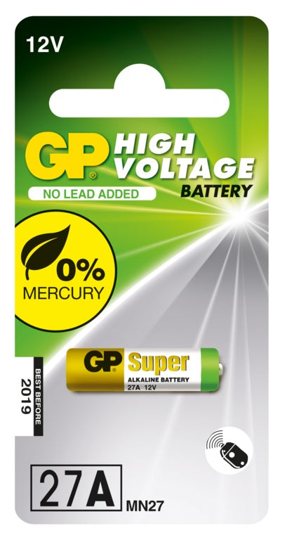 GP Alkaline High Voltage Battery 27A