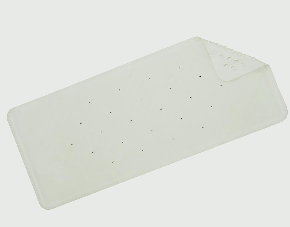 Croydex Basics Rubber Bath Mat White 740mm x 340mm