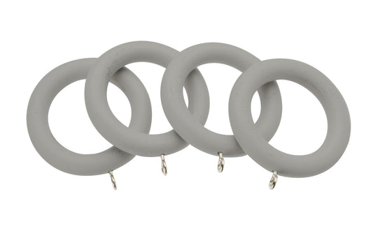 Woodside Wood Pole Rings M/Grey Pack 4 28mm