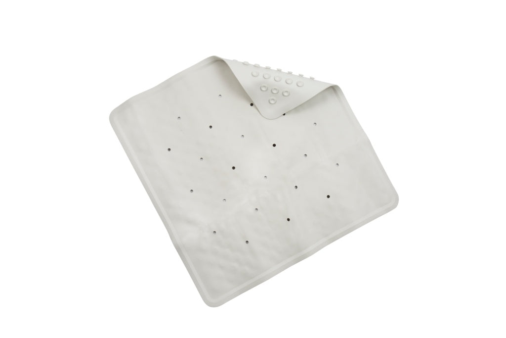 Croydex Basics Rubber Shower Mat White