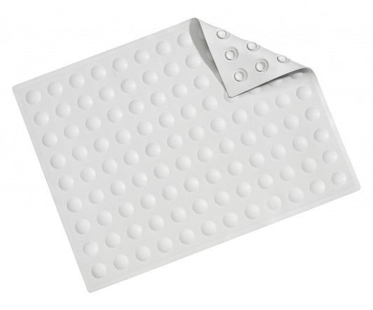 Croydex Double Sucker Bath Shower Mat White