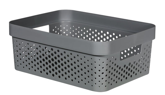 Curver Infinity Dots Box 11L Dark Grey