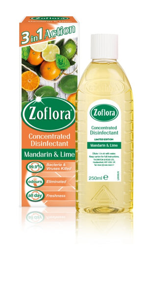 Zoflora Disinfectant 250ml Mandarin & Lime