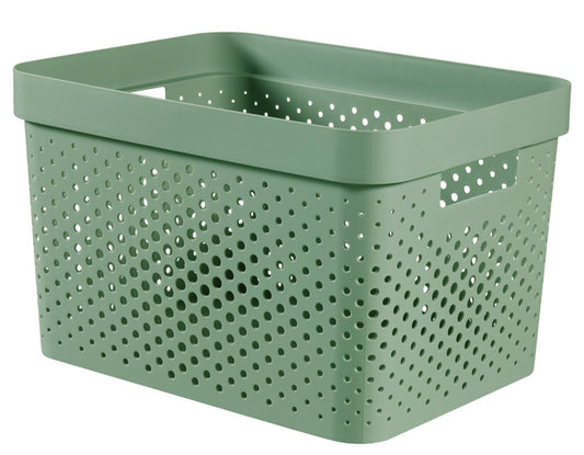 Curver Infinity Dots Box 17L Shale Green