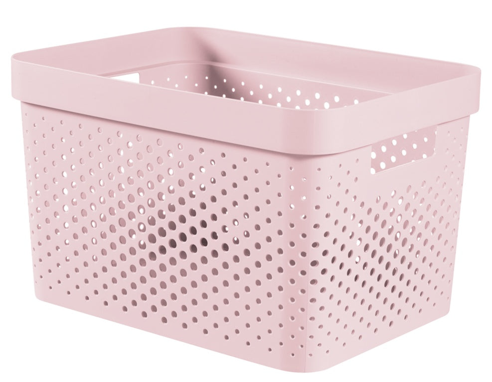 Curver Infinity Dots Box 17L Chalk Pink