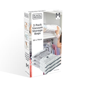 Black & Decker Vacuum Storage Bags Medium 3 Pack