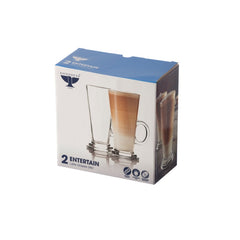 Ravenhead Entertain Latte Glasses Set 2 26cl