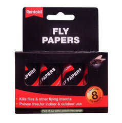 Rentokil Traditional Flypapers 8 Pack