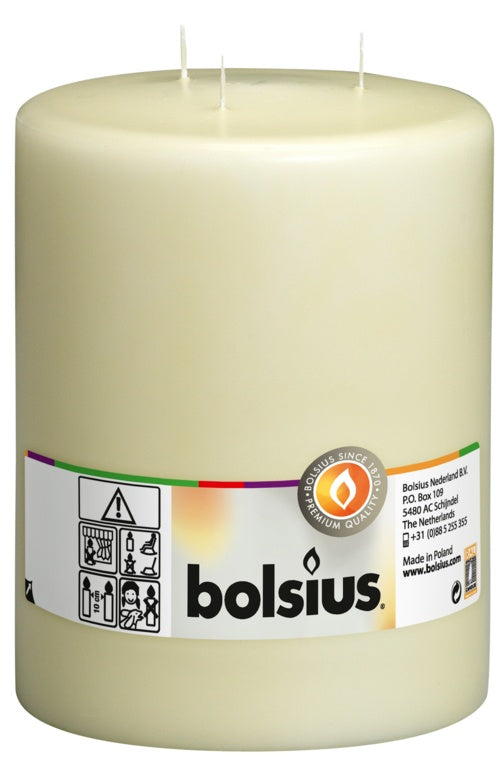 Bolsius Mammoth Candle Ivory 200/150