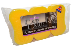 Superbright Jumbo Car Sponge Pack 3