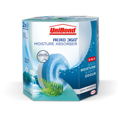 UniBond Aero 360 Moisture Absorber Refills Waterfall Freshness