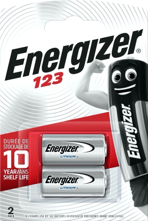 Energizer Lithium CR123 Battery Card 2