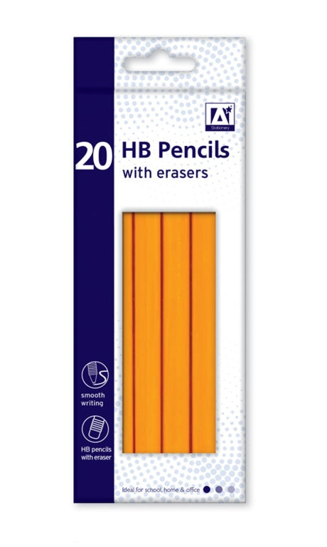Anker Stat HB Pencils With Erasers Box 15