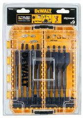 DeWalt Impact Flatwood Drill Bit 9 Piece