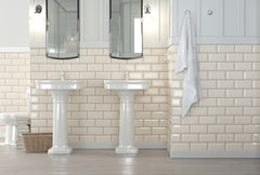 Golden Tile Bevel Metro Wall Tile 200 x 100 x 7 mm Grey 0.88m2