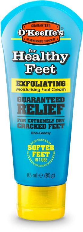 O'Keeffe's Healthy Feet Exfoliating Moisturising Foot Cream 85g Tube
