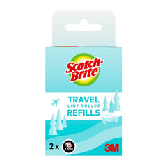 Scotch-Brite® Travel Lint Roller 2 x 30 Sheet Refills