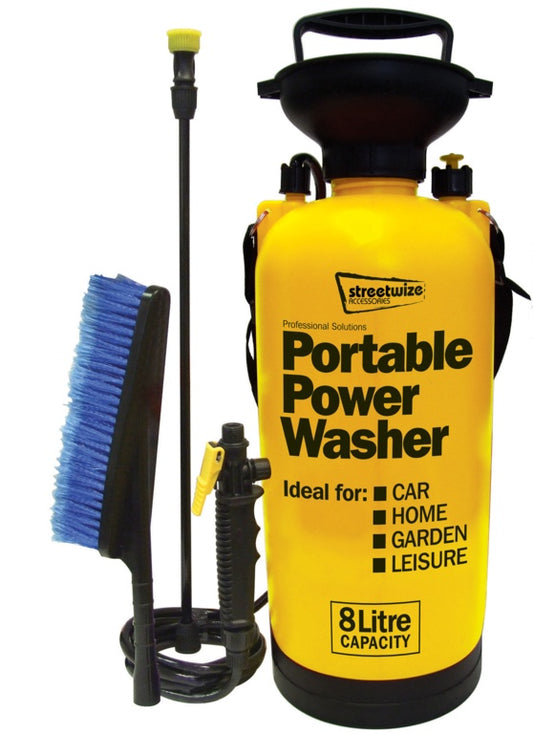 Streetwize Pressure Sprayer With Extra Brush 8L