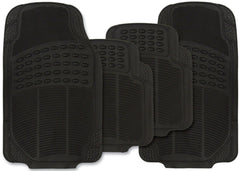 Streetwize Explorer Rubber Mat Set Black 4 Piece