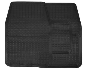 Streetwize Promotional Rubber Mat Set Black 4 Piece
