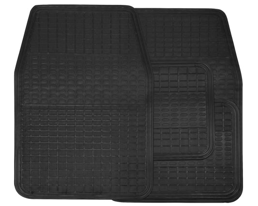 Streetwize Promotional Rubber Mat Set Black 4 Piece