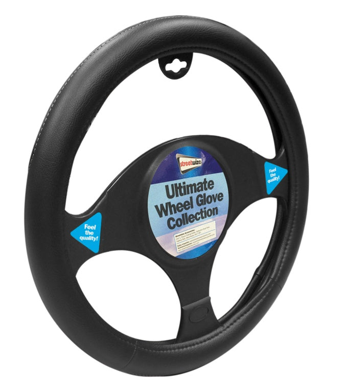 Streetwize Steering Wheel Glove Black & White