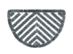 Groundsman Half Round Wire Scraper Mat 40 x 60cm Grey