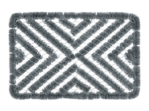 Groundsman Rectangular Wire Scraper Mat Grey 40 x 60cm