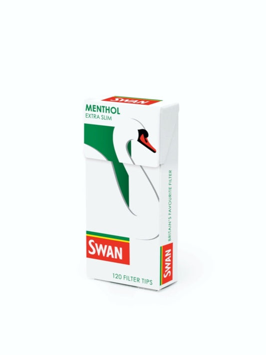 Swan Menthol Extra Slim Filter Tips Pack 120