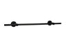 Croydex Flexi Fix Matt Black Epsom Towel Rail