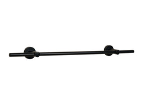 Croydex Flexi Fix Matt Black Epsom Towel Rail
