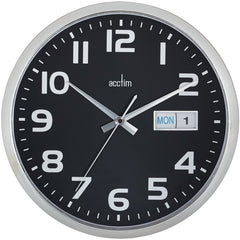 Acctim Supervisor Wall Clock Black