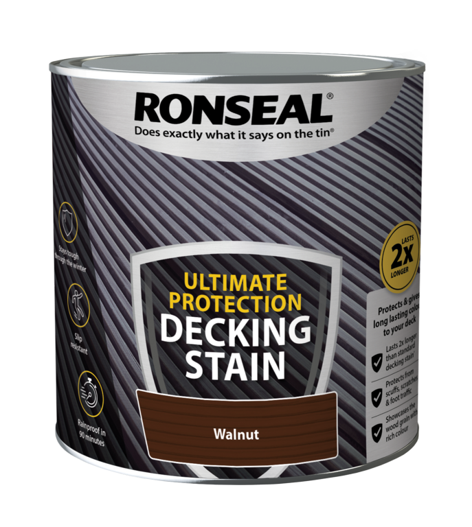 Ronseal Ultimate Protection Decking Stain 2.5L Walnut