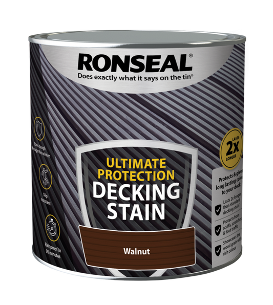 Ronseal Ultimate Protection Decking Stain 2.5L Walnut