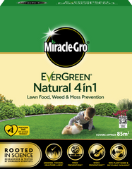 Miracle-Gro® Natural 4 in 1 Feed, Weed & Mosskiller 85sqm