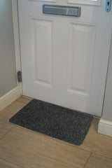 Groundsman Basic Ribbed Indoor Doormat 40 x 60cm Anthracite